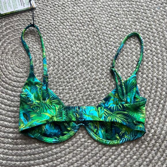 VDM Heidi tropical tree bikini top Sz XS - Picture 5 of 6